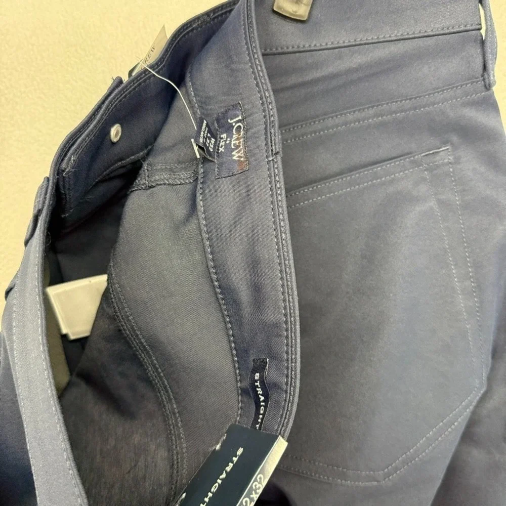 j Crew Tech pants men's 32x32 Blue navy Performance Lightweight Golf Tech NEW